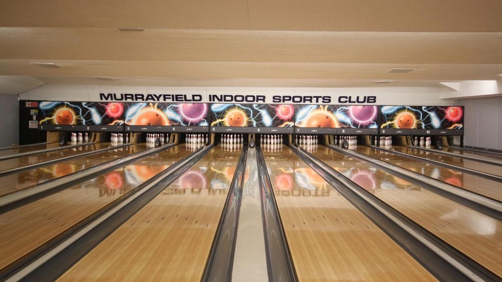 Bowling lanes at Murrayfield Indoor Sports Club