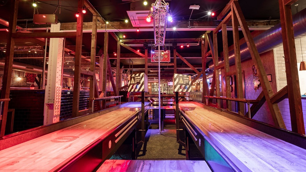 Shuffleboards at Roxy Ball Room, Deansgate, Manchester