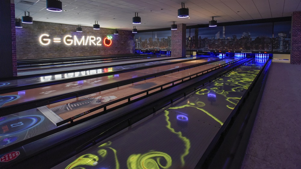AR bowling lanes at Gravity Wandsworth