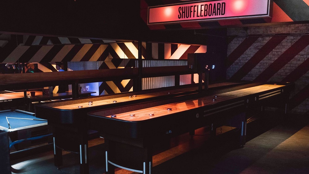 The shuffleboards at Roxy Ball Room on Merrion Street in Leeds