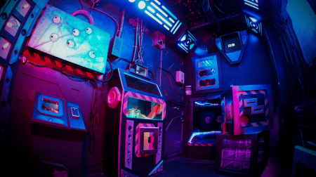 An Escape Rooms Cardiff game set inside a space ship