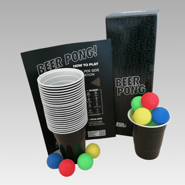 Social Playlist beer pong set