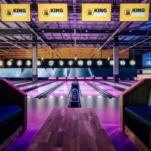 Bowling Lanes at King Pins in Manchester Trafford Palazzo
